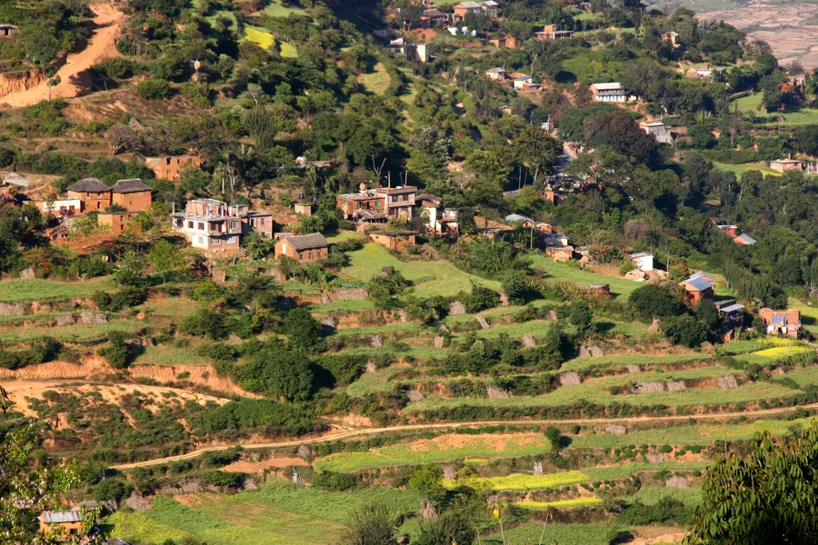 Chobhar Gorge landscape, Nepal