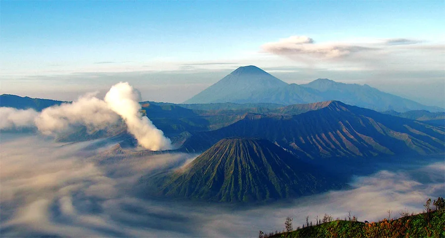 Mount Bromo volcano, Indonesia