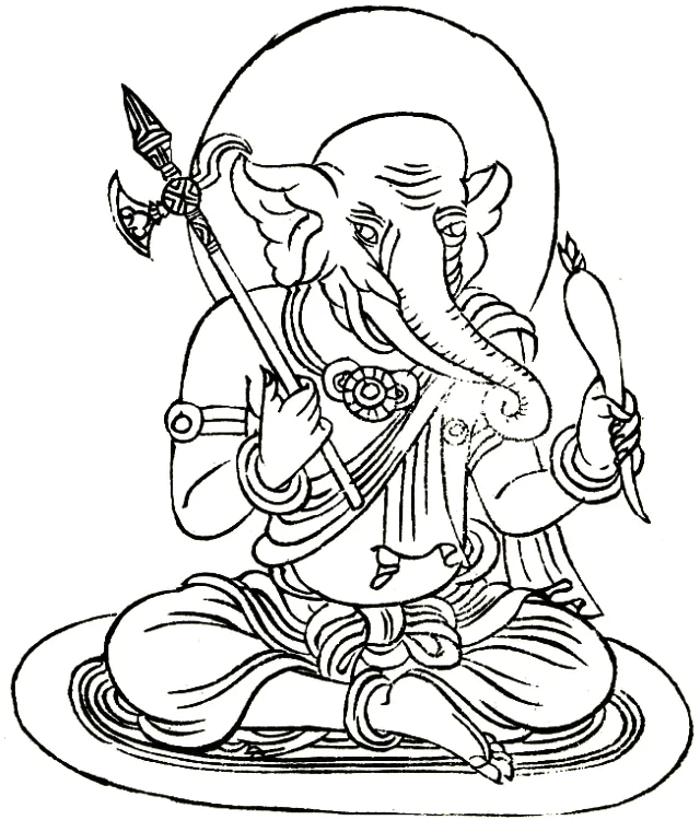 Vinayaka, Ninna-ji Taizo Mandala